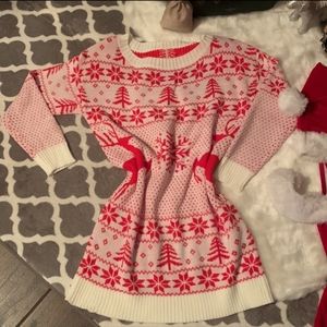 Christmas Sweater Dress Small